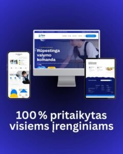 profesionalus svetainės dizainas internetu, mūsų darbai