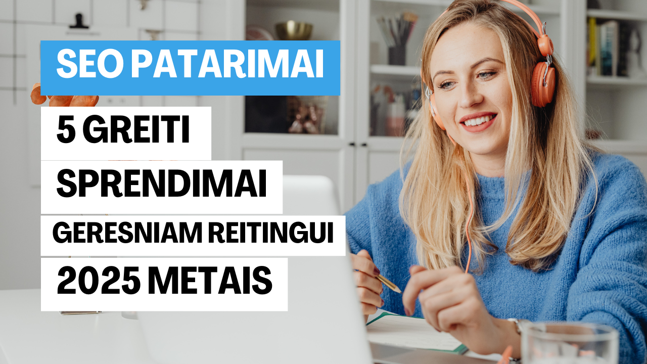 Greiti SEO patobulinimai tinklaraščio iliustracija