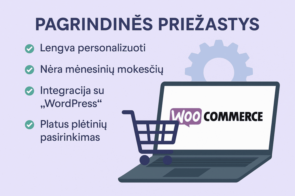WooCommerce verslui