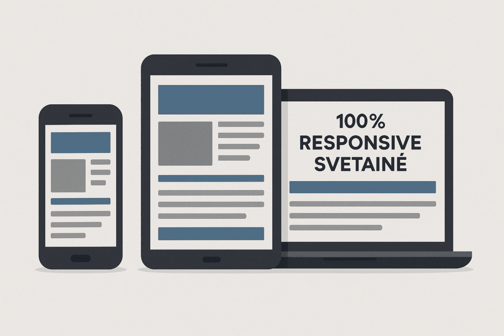 100% responsive svetainė
