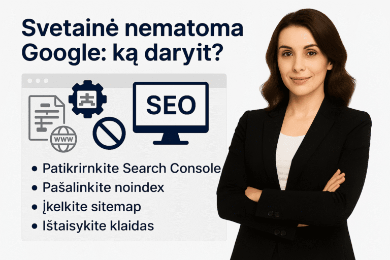 Kodėl jūsų svetainė nerodoma Google – pagrindinės priežastys