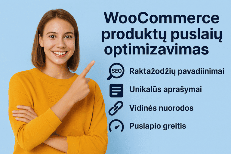 WooCommerce produktų optimizavimas