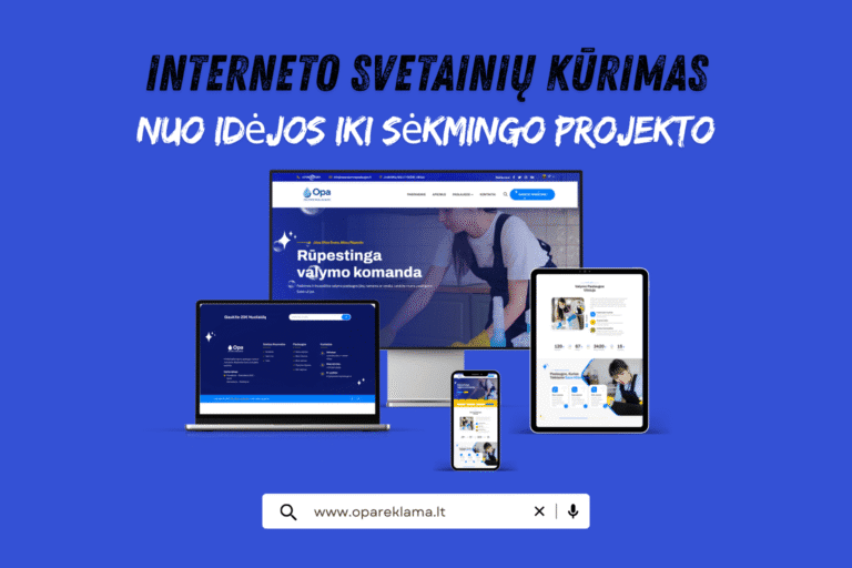Interneto svetainių kūrimas – nuo idėjos iki sėkmingo projekto, WordPress, WooCommerce ir Shopify sprendimai
