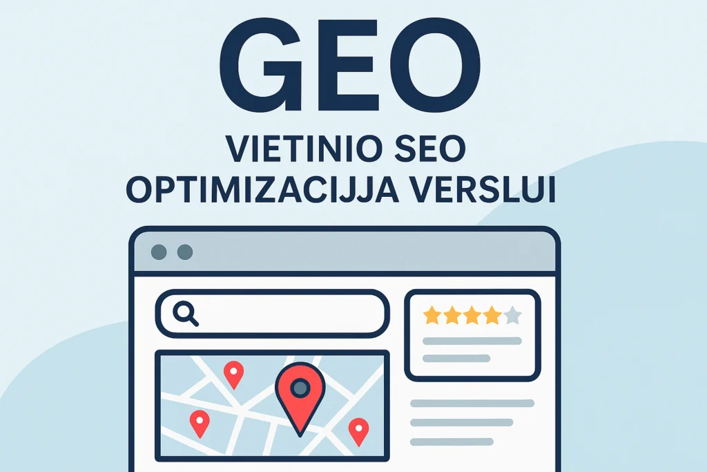 GEO – vietinio SEO optimizacija verslui