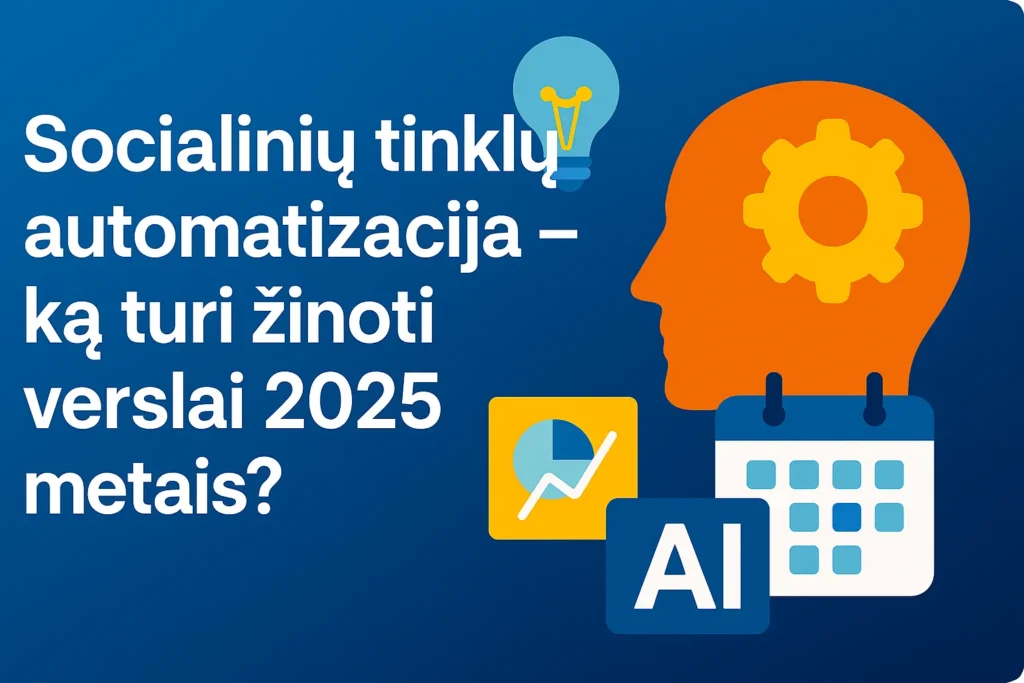 Socialinių tinklų automatizacija 2025 metais – DI ir turinio planavimas