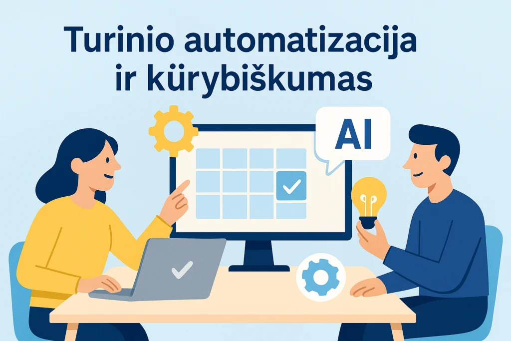 Turinio automatizacija ir kūrybiškumas – DI padeda planuoti turinį