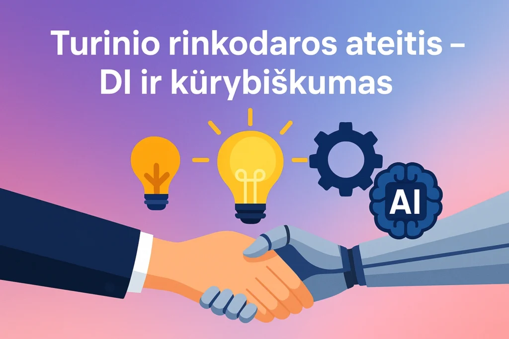 turinio rinkodaros ateitis, turinio automatizacija, dirbtinis intelektas, kūrybiškumas, marketingo strategija, DI turinys, turinio planavimas, OPA Reklama