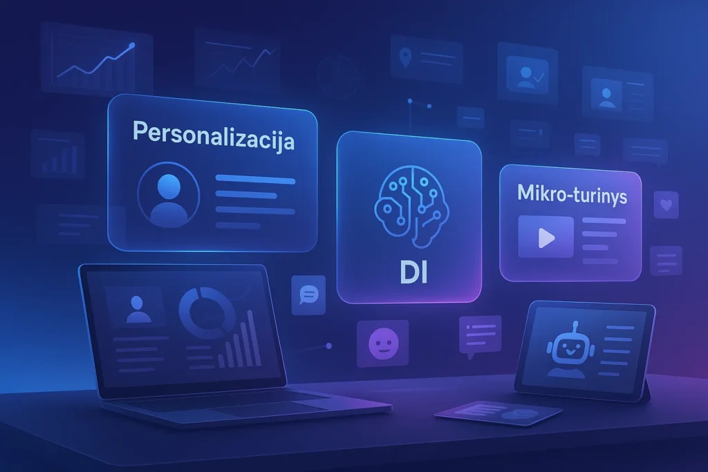 Rinkodaros tendencijos 2025 – personalizacija, dirbtinis intelektas ir mikro-turinio augimas