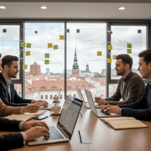 Google reklamos strategijos kūrimas modernioje Vilniaus agentūroje.