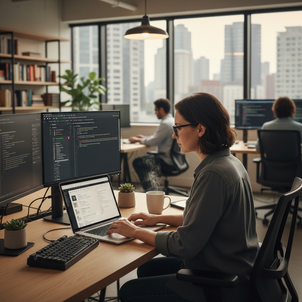 Programuotojas diegia papildinį į WordPress svetainę
