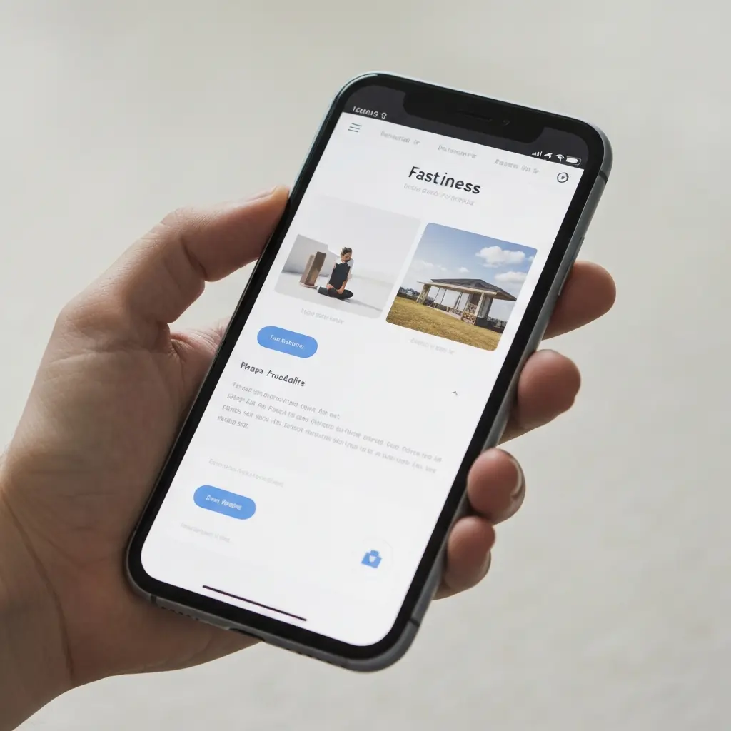 Greitai įsikraunanti ir mobiliesiems pritaikyta verslo svetainė telefone