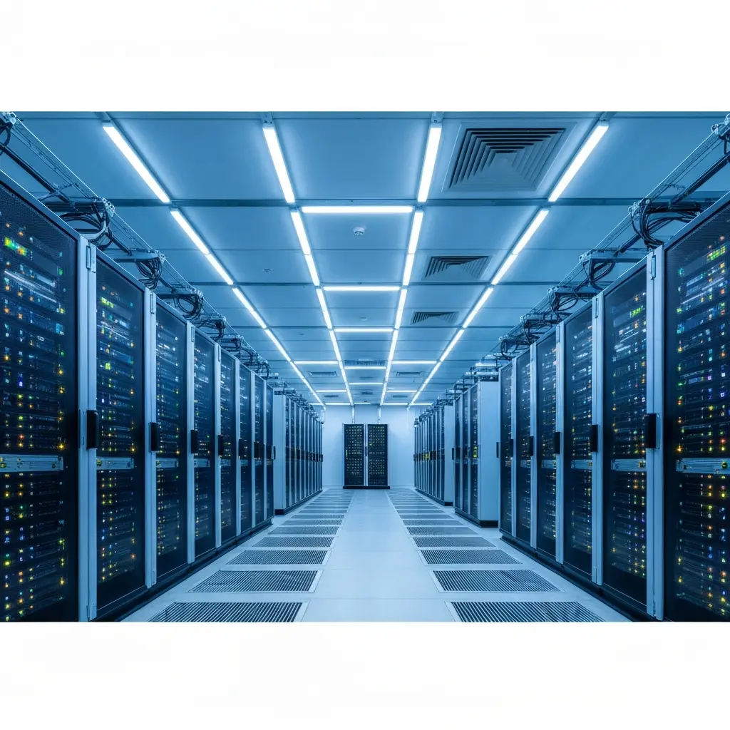 Indeksavimo procesas serverio kambaryje