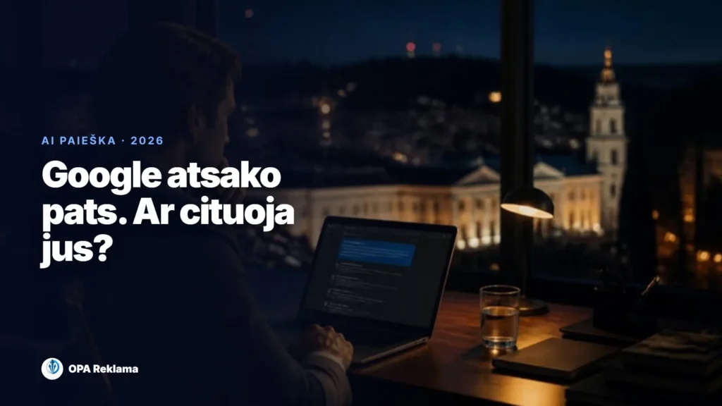 Google AI apžvalgos ir AI režimas Lietuvoje: ką tai keičia verslui