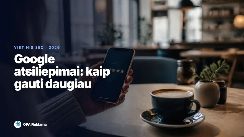 Google atsiliepimai 2026: kaip gauti daugiau ir kodėl jie svarbūs AI