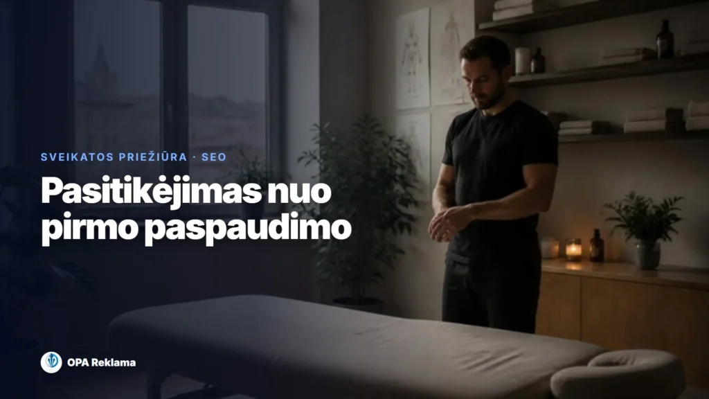 Klinikos svetainė: greitis, patikimumas ir YMYL reikalavimai