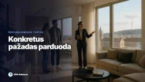 Nekilnojamojo turto agentūros svetainė: konkretus pažadas vietoj bendrų frazių